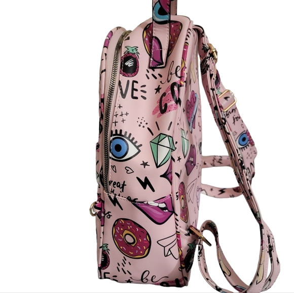 Mini Pink Design logo Backpack - Picture 4 of 8